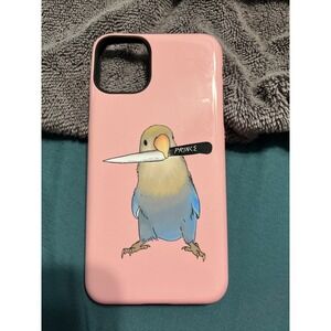 iPhone 11 Pro Max phone case‎ Prince the Bird Social Media Influencer Pink Knife